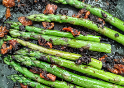 asperges vertes tapenade tomates confites les beuqueries étape 4