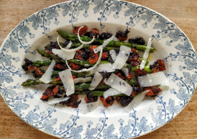 asperges vertes tapenade tomates confites les beuqueries étape 6